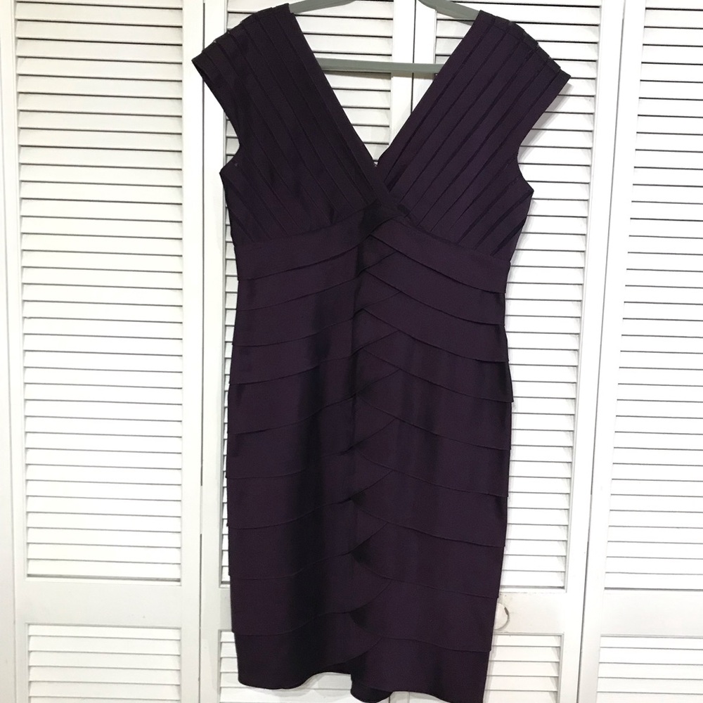 Adrianna Papell Tiered Layered Dress